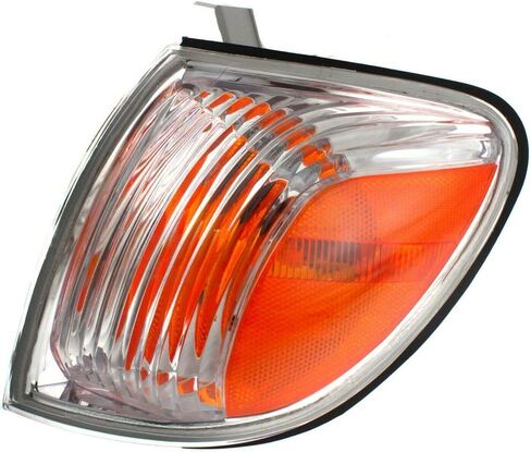 Corner Parking Marker Lamp Left & Right Pair Set for Toyota for Tundra Base/Limited/Sr5 2005-2006 with BulbS-Assembly 2 Turn Signal Lights Clear&Amber Lens TO2530148 in Saudi Arabia