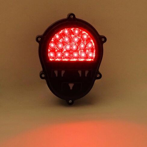 HECASA Side Marker & Turn Signal & Brake Lamps 8Pcs Compatible with HMMWV, 2 1/2 Ton and 5 Ton Military Trucks 12V Plastic Parking Turn Signal Rear Barking Lamp Amber+Red Lens in Saudi Arabia