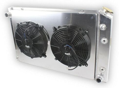 Full Aluminum Radiator 3 Row with Fan Shroud Radiator For F o rd 1966-1979 F-Se ries F- 100 F- 150 F- 250 F- 350 Bronco Truck Pickup V8 Engine in Saudi Arabia