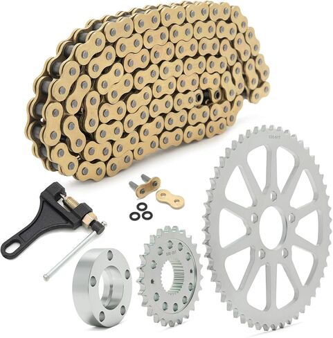 TOFR Chain Sprocket Conversion Kit Drive Transmission for Harley Softail Dyna 2018-up 2000-2006 25+51 tooth sprocket in Kuwait