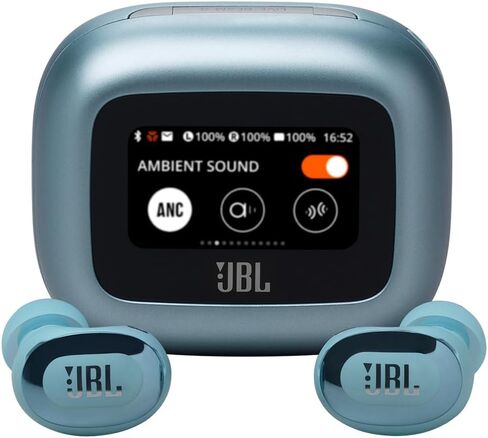 مجموعة سماعات الأذن JBL Live Beam 3 True اللاسلكية المانعة للضوضاء مع حقيبة gSport (أسود) in Kuwait