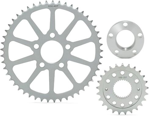 TOFR Chain Sprocket Conversion Kit Drive Transmission for Harley Softail Dyna 2018-up 2000-2006 25+51 tooth sprocket in Kuwait