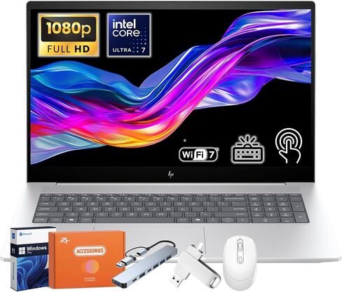 HP 2019 17.3" HD+ Flagship Home & Business Laptop, Intel Quad Core i5-8265U Processor Upto 3.9GHz, 8GB RAM, 256GB SSD, DVD-RW, WiFi, HDMI, GbE LAN, Bluetooth, Windows 10, Black in Saudi Arabia