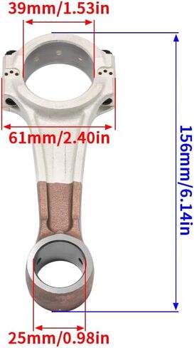 Connecting Rod 688-11651-00, Crankshaft Connecting Rod Kit, for Yamaha Connecting Rod Con Rod Assy, 48HP E48C MS/LH 1997-2000, 55HP 55B EDS/L 2010, 55HP E55C MHS/L 2003, 55HP CV55 ES/L 1989-1990 in Saudi Arabia