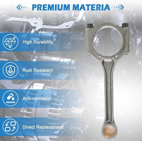 23510-2E001 4Pcs Engine Connecting Rods Fit for 2012-2019 Soul 2014-2019 Forte 2.0L Replace OE 23510-2E410 23510-2E400 23500-2E400 in Saudi Arabia