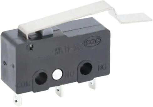 Mini Micro Limit Switch مع ذراع قوس الأسطوانة ، SPDT No NC ، 3 محطات ثنائي الفينيل متعدد الكلور دبابيس ، 5A 125V/250V ، أسود ، 29 مم ، 5 حزمة (3p مع الظفر) in Kuwait