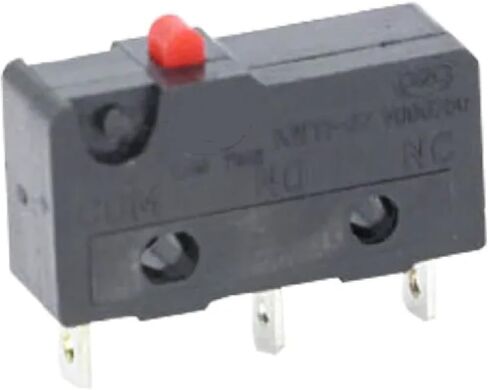 Mini Micro Limit Switch مع ذراع قوس الأسطوانة ، SPDT No NC ، 3 محطات ثنائي الفينيل متعدد الكلور دبابيس ، 5A 125V/250V ، أسود ، 29 مم ، 5 حزمة (3p مع الظفر) in Kuwait
