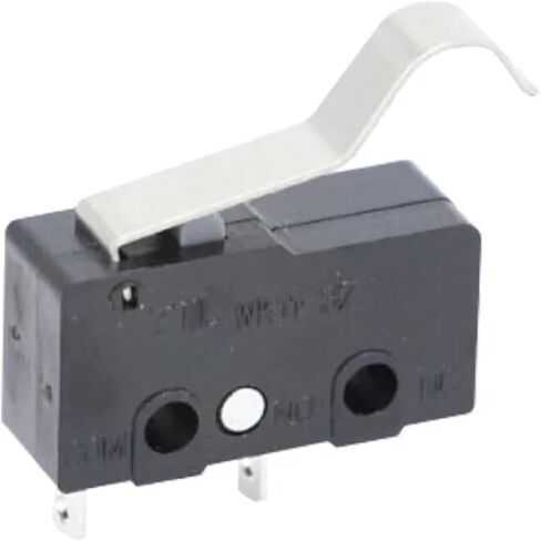 Mini Micro Limit Switch مع ذراع قوس الأسطوانة ، SPDT No NC ، 3 محطات ثنائي الفينيل متعدد الكلور دبابيس ، 5A 125V/250V ، أسود ، 29 مم ، 5 حزمة (3p مع الظفر) in Kuwait