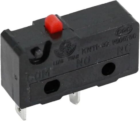 Mini Micro Limit Switch مع ذراع قوس الأسطوانة ، SPDT No NC ، 3 محطات ثنائي الفينيل متعدد الكلور دبابيس ، 5A 125V/250V ، أسود ، 29 مم ، 5 حزمة (3p مع الظفر) in Kuwait