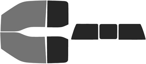 مجموعة Tint Effect Precut Window Tint متوافقة مع Ford F-250 F-350 Super Duty Supercab Supercab Truck (2017-2026) (تشمل: Pront Door Window Precuts في 30 ٪) فيلم السيارات in Kuwait