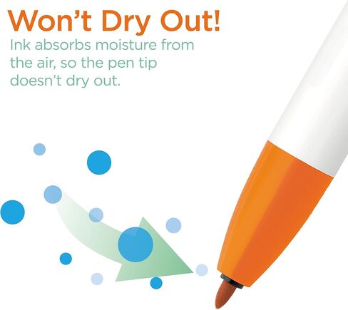 قلم تحديد Zebra Pen ClickArt قابل للسحب، نقطة دقيقة، 0.6 مم، ألوان متنوعة في أعماق البحار، 6 عبوات؛ 69026 in Kuwait