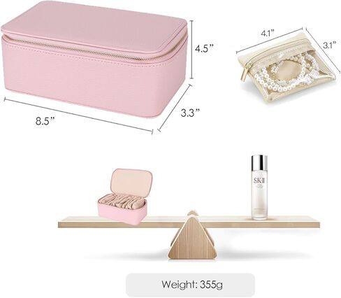 Portable Jewelry Organizer Box for Women - 12 Compartments Travel Jewelry Case, Jewelry Storage Organizer for Earrings Rings Necklaces, Small Jewelry Travel Organizer (Green) in Saudi Arabia
