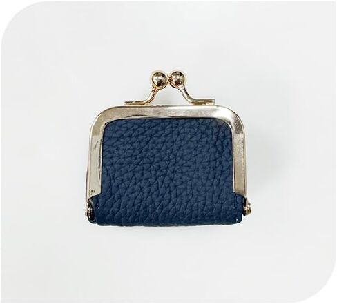 Mini Leather Jewelry Box with Clasp, Portable Leather Travel Jewelry Storage Organizer Case, Rings, Earrings, Bracelets, Necklaces (Blue) in Saudi Arabia