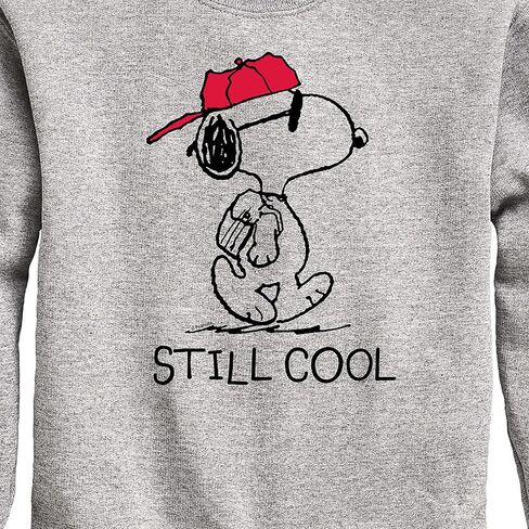 HYBRID APPAREL - Peanuts - Snoopy Still Cool - Toddler & Youth Crewneck Fleece Sweatshirt in Saudi Arabia