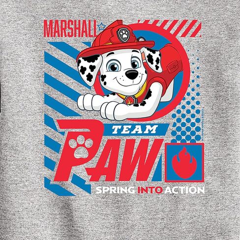HYBRID APPAREL - Paw Patrol - Team Paw Marshall - Toddler & Youth Crewneck Fleece Sweatshirt in Saudi Arabia