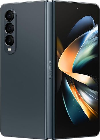 SAMSUNG Galaxy Z Fold 4 Cell Phone, Factory Unlocked Android Smartphone, 512GB, Flex Mode, Hands Free Video, Multi Window View, Foldable Display, S Pen Compatible, US Version, 2022, Beige in Saudi Arabia