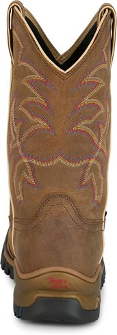 Tony Lama Roustabout Men's Industrial Work Boots - Durable Leather, Slip-Resistant, Steel Toe, Comfort Fit in Saudi Arabia