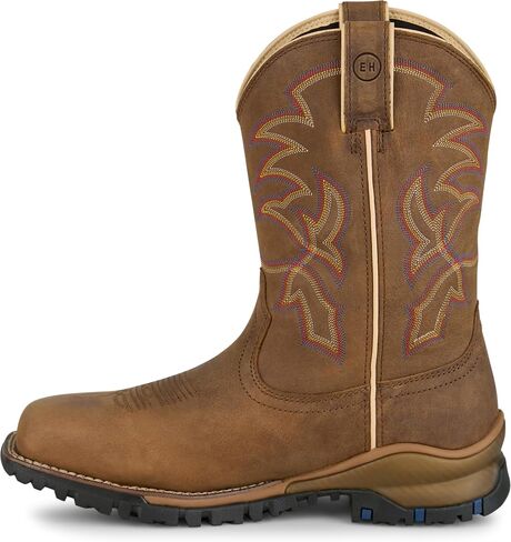 Tony Lama Roustabout Men's Industrial Work Boots - Durable Leather, Slip-Resistant, Steel Toe, Comfort Fit in Saudi Arabia