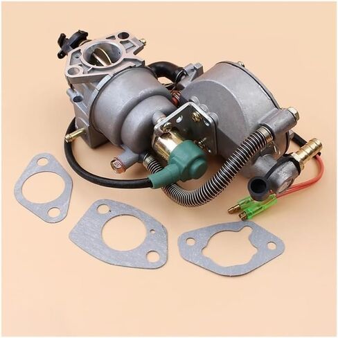 خنق مجموعة تحويل المكربن ​​المزدوجة لمكربن ​​الوقود مناسبة لـ GX390 188F 13HP 4.5KW 5.5KW مولد محرك المحرك in Kuwait