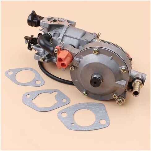 خنق مجموعة تحويل المكربن ​​المزدوجة لمكربن ​​الوقود مناسبة لـ GX390 188F 13HP 4.5KW 5.5KW مولد محرك المحرك in Kuwait