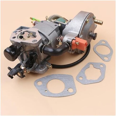 خنق مجموعة تحويل المكربن ​​المزدوجة لمكربن ​​الوقود مناسبة لـ GX390 188F 13HP 4.5KW 5.5KW مولد محرك المحرك in Kuwait