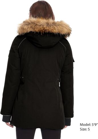 Alpine North Glacier Women’s Vegan Down Winter Coat with Faux Fur Fruck in Saudi Arabia