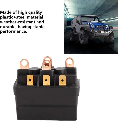 ترحيل الملف اللولبي Winch ، السعة الحالية العالية ، Winch Conceptor ، 12V 120A Steel Universal Fitment for ATV ، UTV ، 4x4 ، على الطرق الوعرة ، الإنقاذ ، القطر الملحقات in Kuwait