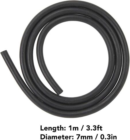 7mm Ignition Cable Flexible Copper Core Spark Plug Wire Cable for Car Motorcycle Engine Black, Easy Installation for DIY Owners in Saudi Arabia