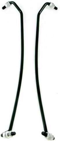 لـ Chevy for Camaro 1990-1992 ، لـ Pontiac for Firebird 1990-1992 قابلة للتحويل العلوية الجانبية 2 قضبان توصيل القضبان الخلف اليسار اليمين 12504750 12504751 in Kuwait