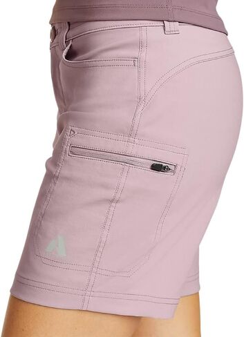 Eddie Bauer Women's UPF 50+ Stretch Rainier Short (as1, Numeric, Numeric_8, Regular, Regular, Black, 8) in Saudi Arabia