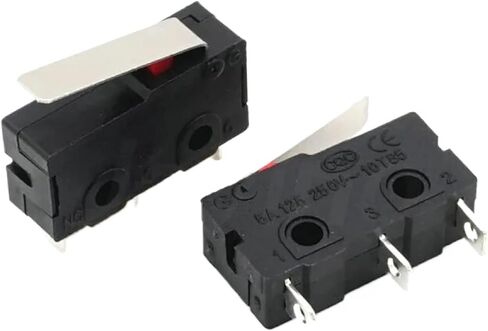 KW11-3Z Micro Switch ، مفتاح براعة 3 دبوس ، أسود ، تصنيف 5A 250V ، تصميم مقبض مستقيم ، 10 حزمة (100pcs) in Saudi Arabia