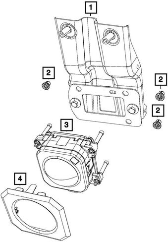 MOPAR 56054167AC COVER SESSOR in Saudi Arabia