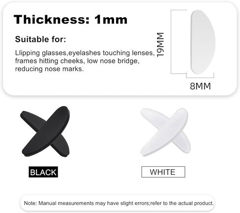 Adhesive Nose Pads for Glasses Anti Slip,30Pack Clear Stick On Silicone Nose Pads for Eyeglasses Sunglasses,0.75inch NoseGrips for Glasses Anti Slip,Translucent. in Kuwait