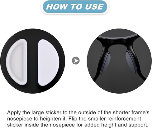 Adhesive Nose Pads for Glasses Anti Slip,30Pack Clear Stick On Silicone Nose Pads for Eyeglasses Sunglasses,0.75inch NoseGrips for Glasses Anti Slip,Translucent. in Kuwait