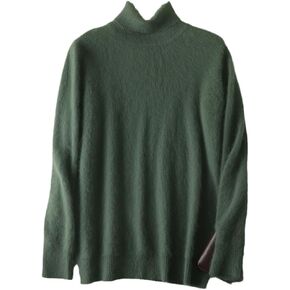 Men's Pure Mink Knitted Sweater Turtleneck Casual Pullover Autumn Winter Base Shirt Warm High Lapels Top in Saudi Arabia