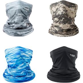 Bassdash 4 Pack Upf 50+ UV Protection Neck Gaiter Sun Protecor in Kuwait