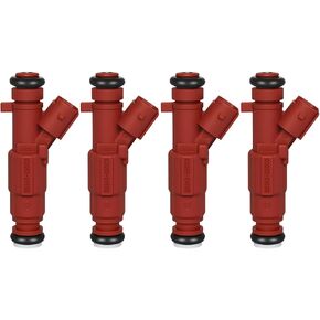 2011-2016 Fuel Injectors 4PS Compatible for Hyundai Elantra L4 1.8L 2011 2012 2013 2014 2015 2016, for Kia Forte Seltos Soul 2014 2015 2016 1.8L 2.0L, Replace 35310-2E000 in Saudi Arabia