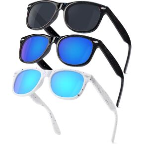 Kids Polarized Sunglasses for Boys Girls,Retro Toddler Sun Glasses UV Protection Shades in Saudi Arabia
