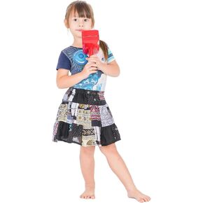 LOFBAZ Summer Patch Skirt for Girls Skirts Costume Dress Girl Dresses Clothing in Saudi Arabia