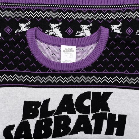 Black Sabbath Classic Music Rock Band Festive Kninted Sweater Ducly Agcly Christmas By Life Clothing in Saudi Arabia