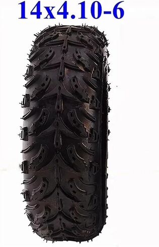 لـ ATV Go Kart Electric Oper 14x5.00-6 Road Tyre Vacuum 6 بوصة 14x4.10-6 الأمامية والخلفية S (14x4.10-6) in Saudi Arabia