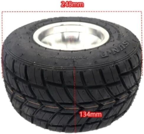 العجلة الأمامية الكارت إطار 10x4.50-5 العجلة الخلفية 11x7.10-5 إكسسوارات إطارات الكارت الكارت (10x4.50-5 3 ثقوب) in Saudi Arabia