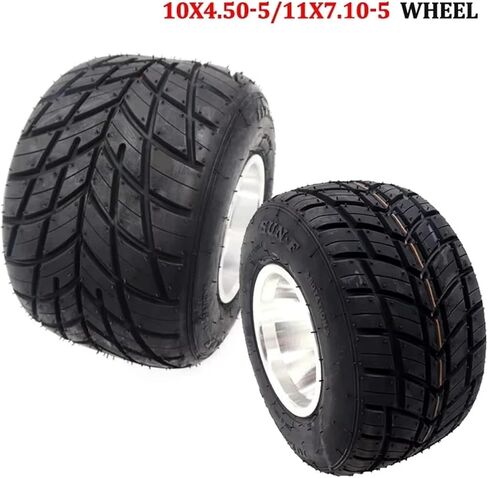 العجلة الأمامية الكارت إطار 10x4.50-5 العجلة الخلفية 11x7.10-5 إكسسوارات إطارات الكارت الكارت (10x4.50-5 3 ثقوب) in Saudi Arabia