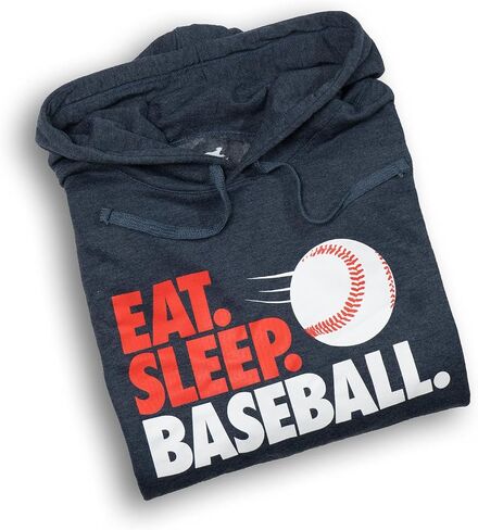 ChalkTalkSPORTS Baseball Standard Sweatshirt | Eat Sleep Baseball | Youth and Adult Sizes in Saudi Arabia