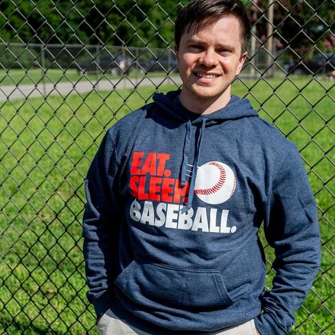 ChalkTalkSPORTS Baseball Standard Sweatshirt | Eat Sleep Baseball | Youth and Adult Sizes in Saudi Arabia