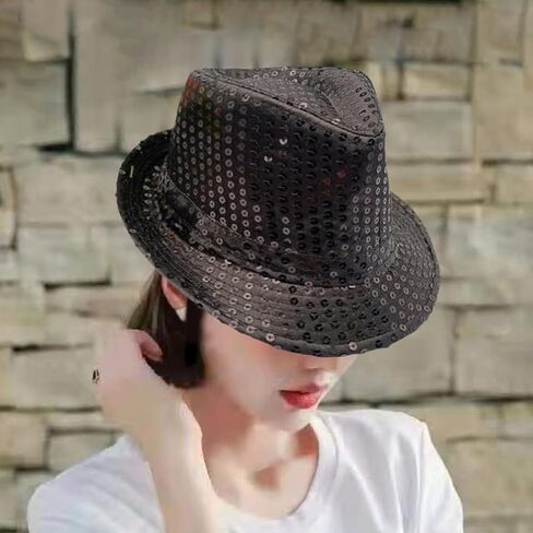 الترتر Fedora الأنيق فستان جاز غطاء الجاز لأداء مرحلة السفر في الهواء الطلق in Saudi Arabia