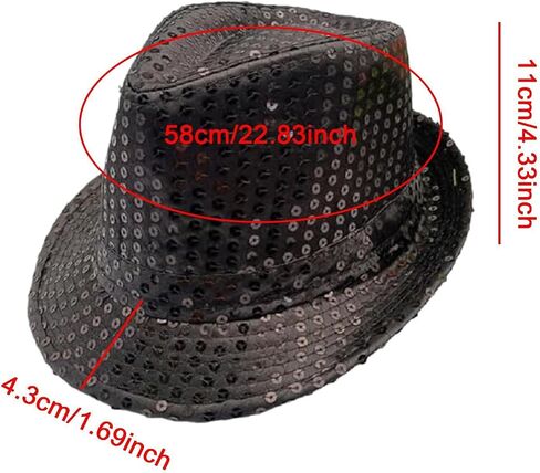 الترتر Fedora الأنيق فستان جاز غطاء الجاز لأداء مرحلة السفر في الهواء الطلق in Saudi Arabia