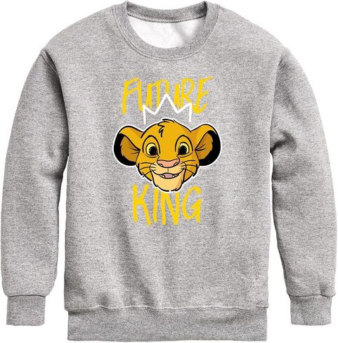 Disney The Lion King - Future King - Simba - Toddler & Youth Crewneck Fleece Sweatshirt in Saudi Arabia