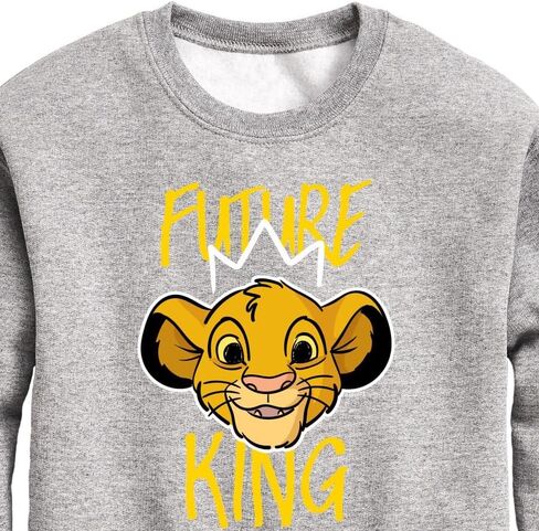 Disney The Lion King - Future King - Simba - Toddler & Youth Crewneck Fleece Sweatshirt in Saudi Arabia