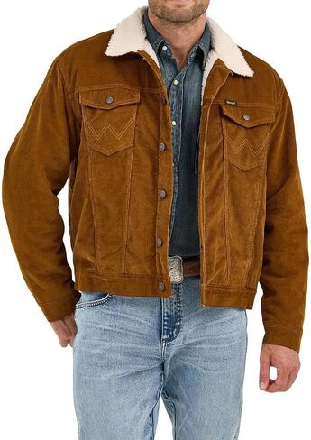 Wrangler Men's Monks Robe Sherpa Corduroy Jacket in Saudi Arabia